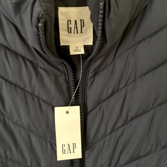 Gap Womens Puffer Vest Size S/ Navy Blue - Picture 4 of 4